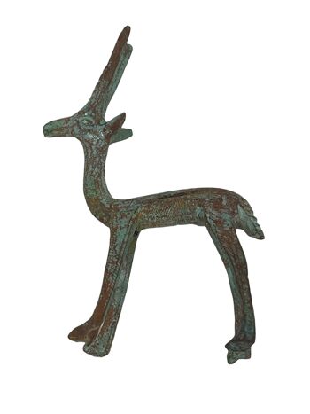 Buck/antilope miniature en bronze - Tchad (119) 3