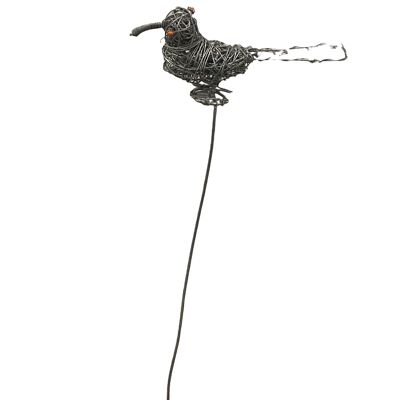 Aves de jardín de alambre de cuentas africanas - (17.5)