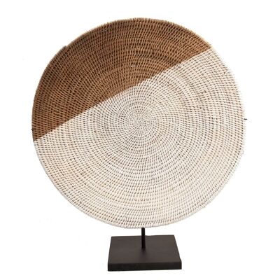 Painted Makenge Basket - Zambia - 25M
