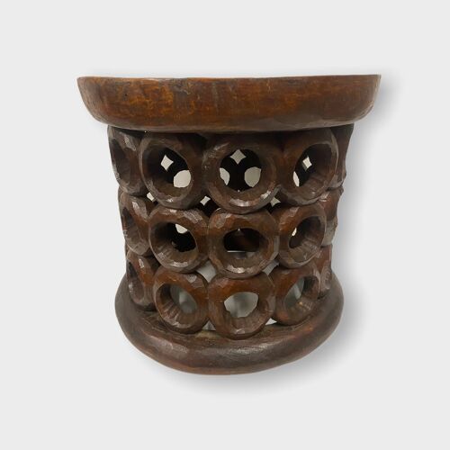 Vintage Bamileke Stool - (87.2)