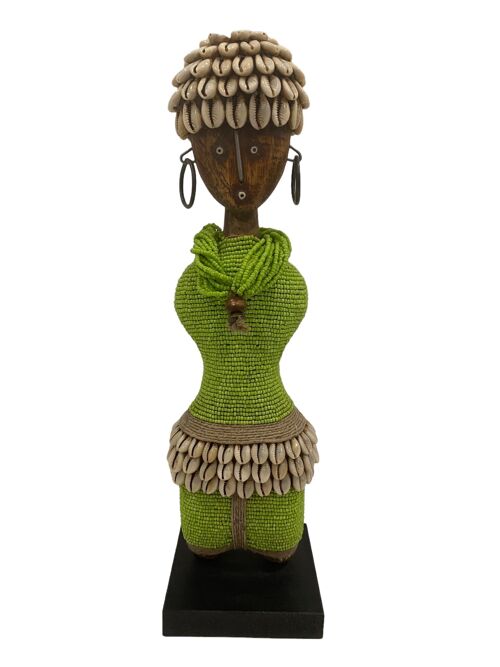 Namji Doll - Green beaded (1408)