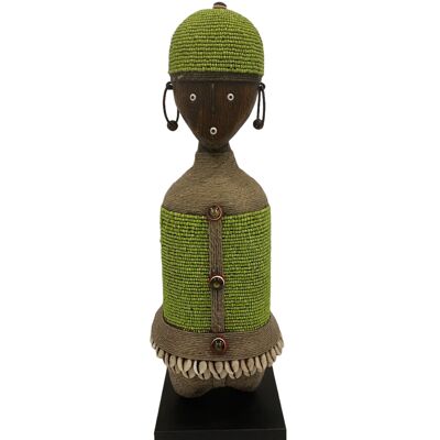 Namji Doll - Green beaded (1503)