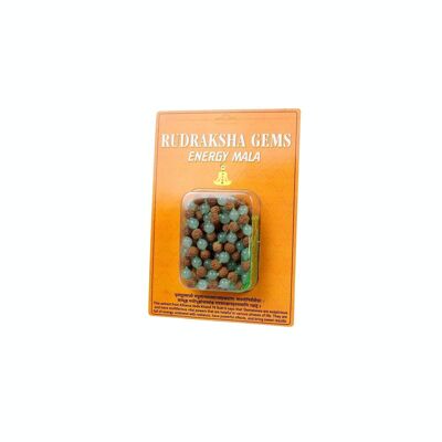 Rudraksha and Green Aventurine Mala