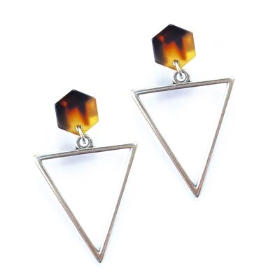 Boucles d'oreilles pyramide LAF