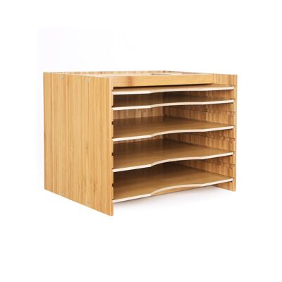 Bamboo file organizer