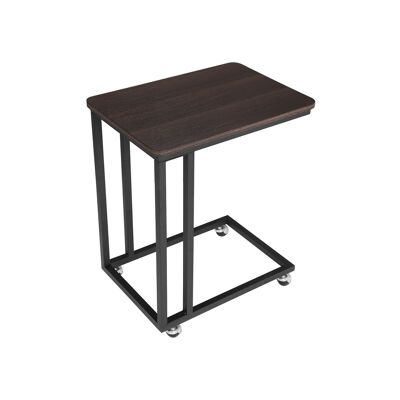 Dark brown side table
