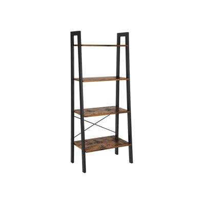 Ladder shelf with 4 levels
