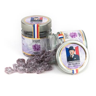 Violet sweets, handmade in France