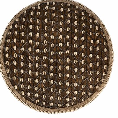 Cameroon Beaded Shield - L - 55cm