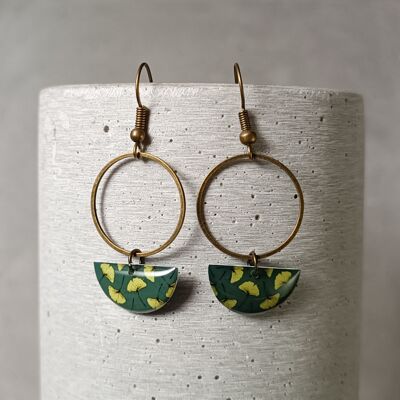 Chenonceau earrings – ginkgo leaves 1103