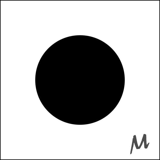 Etichette vuote - O25MM NERO OPACO rotolo da 1000 pezzi