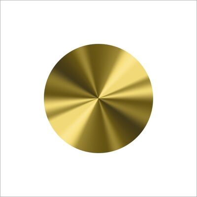 Blanko-Etiketten – 25 mm Gold, Rolle mit 1000 Stück