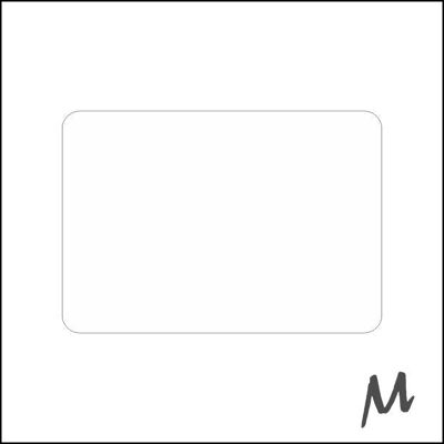 Blanko-Etiketten – LABEL WHITE, Rolle à 1000 Stück