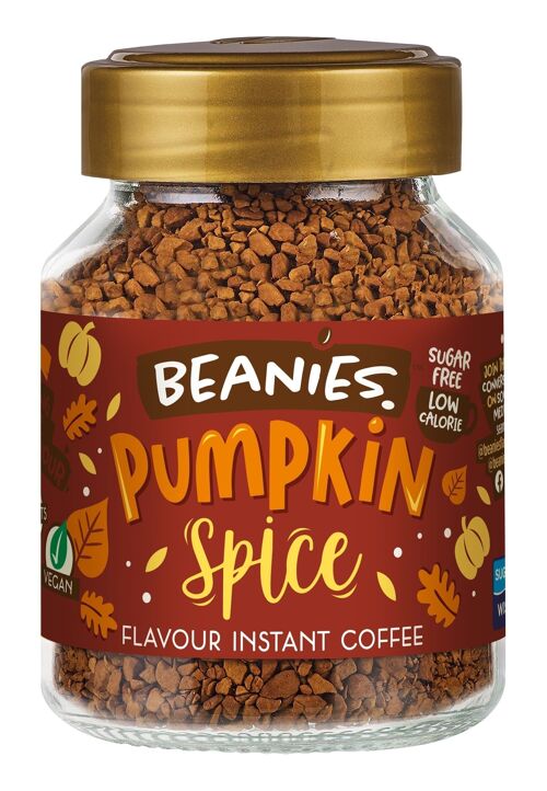 Beanies 50g Pumpkin Spice Instant Flavoured Coffee