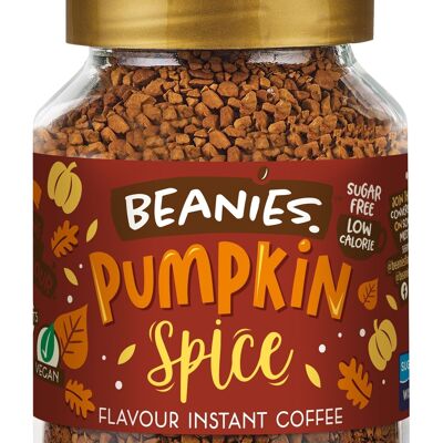 Beanies 50g Pumpkin Spice Instant-Kaffee mit Geschmack