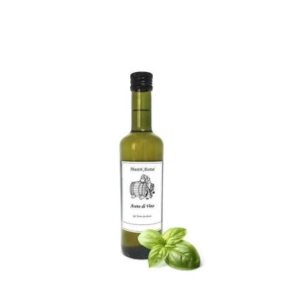 Vinagre siciliano aromatizado con albahaca - Gustosi Sentieri