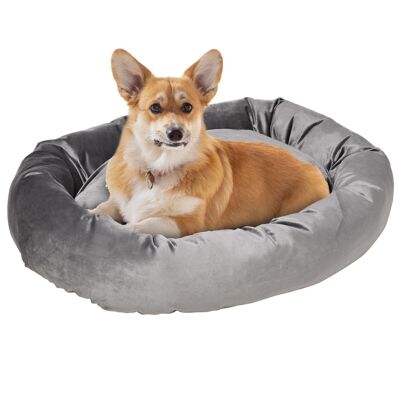 PawHut Dog Bed Cat Orthopedic Dog Basket Padding PP Cotton Removable Washable Cover