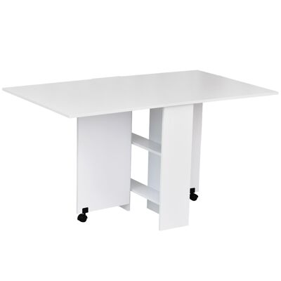 Mesa de cocina de comedor plegable desmontable de tablero de partículas HOMCOM