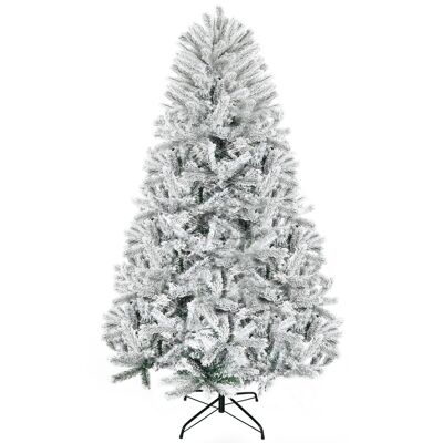 Beschneiter künstlicher Weihnachtsbaum Ø 112 x 180H cm 521 Äste Dornen Nachbildung Nordmann großer Realismus