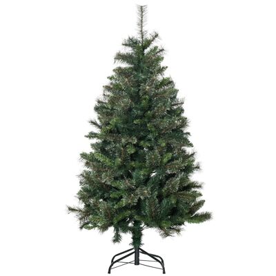 Albero di Natale artificiale Ø 84 x 150H cm 665 rami spine imitazione Nordmann grande realismo verde