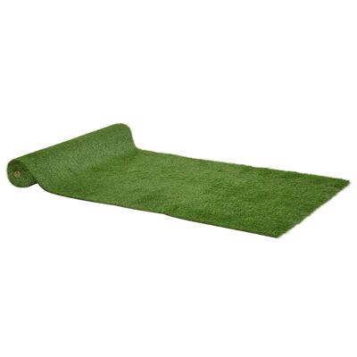 Kunstrasen-Teppich für den Außenbereich, Maße: 4 x 1 l, dichtes hohes Gras, 2 cm, grün