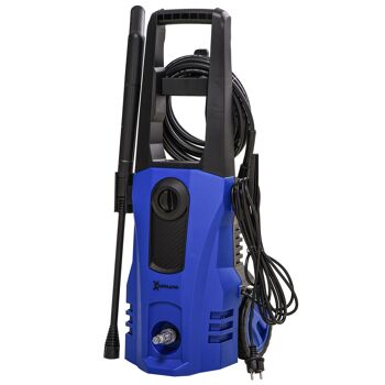 Nettoyeur haute pression 1800 W - 150 bars max. - 510 l/h max. - 2 roues - PP bleu noir 1