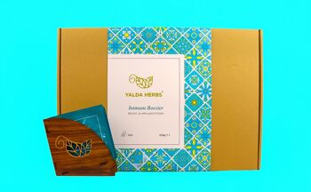 Yalda Herbs Immune Booster Thé Pyramide Sachets de thé XL Value Pack | 60 sachets | Tisane | fleurs et herbes - Pack HORECA 2