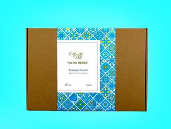 Yalda Herbs Immune Booster Thé Pyramide Sachets de thé XL Value Pack | 60 sachets | Tisane | fleurs et herbes - Pack HORECA 3
