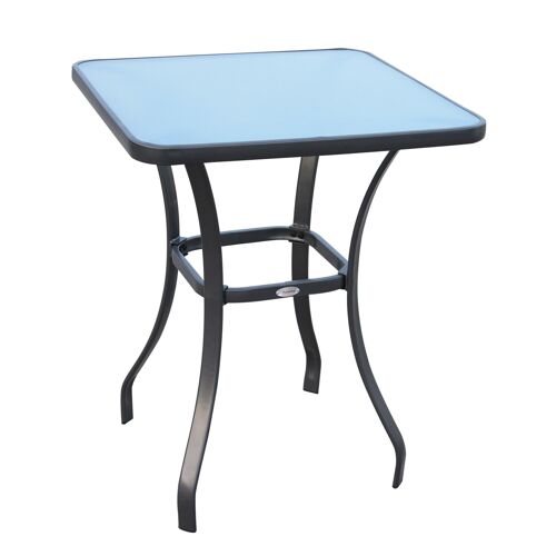 table de jardin pliante carree bistrot gris l1