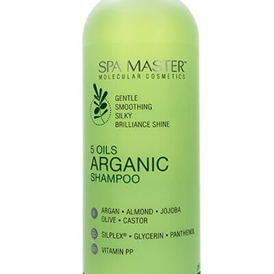 SPA MASTER Shampoing Argan - Argan / Olive / Amande / Jojoba / Huile de Ricin