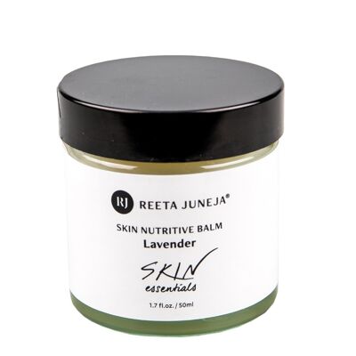 Reeta Juneja® Lavender Skin Nutritive Balm - Made in UK, Vegetarian, Cruelty Free