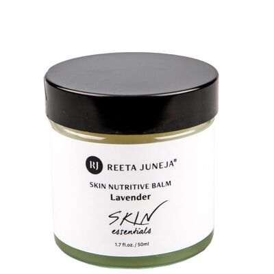 Reeta Juneja® Lavender Skin Nutritive Balm - Made in UK, Vegetarian, Cruelty Free