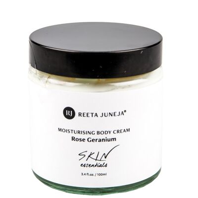 Reeta Juneja® Rose Geranium Moisturising Body Cream - Natural Skincare