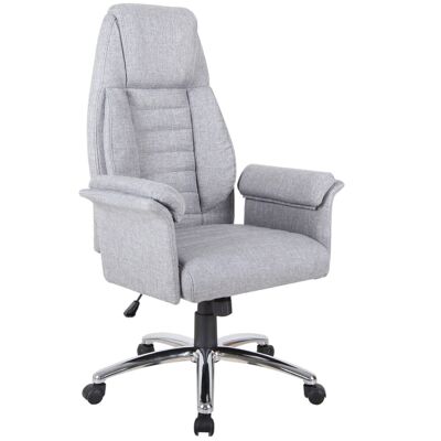 Ergonomic office chair adjustable height swivel castors 69 x 68 x 126 cm gray