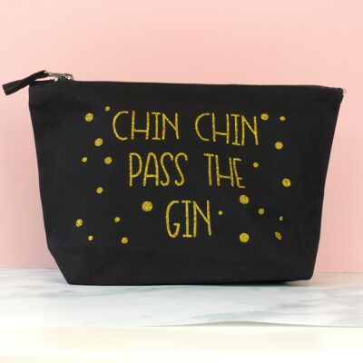 Gin zipper pouch bag