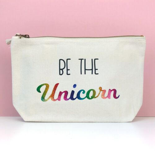 Unicorn zipper pouch bag