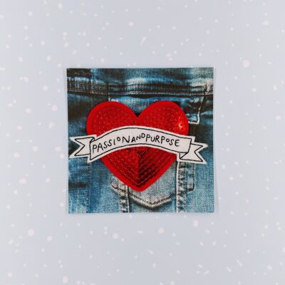 Heart patch – passion and purpose