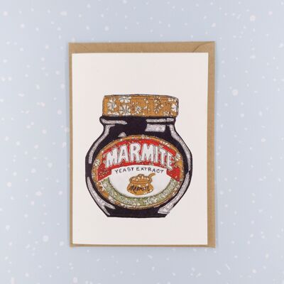Marmite greetings card