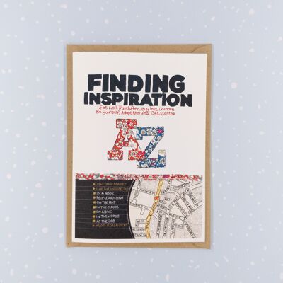 Finding inspiration greetings card