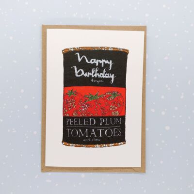 Happy birthday greetings card