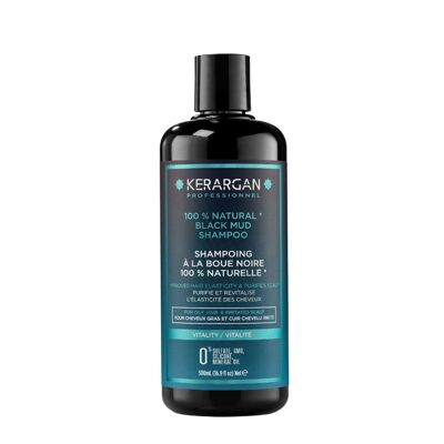 Kerargan - Shampoo rivitalizzante al fango nero - 500 ml
