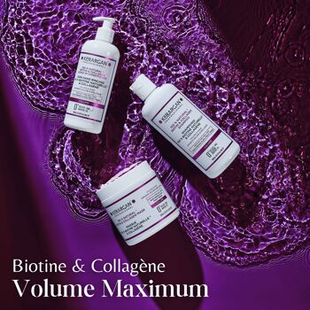 Kerargan - Trio Volumisant Shampoing, Après-shampoing & Masque à la Biotine & Collagène - 3x500ml 7