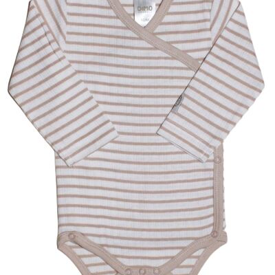 Long-sleeved newborn body, size 62/68