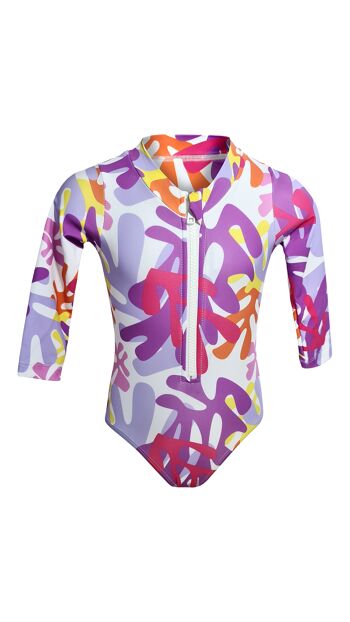 Maillot de bain une pièce fille "Matisse" anti UV UPF50+ 2