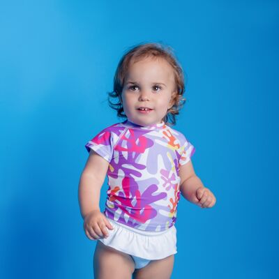 Set protezione UV "Matisse" UPF50 + costume da bambina