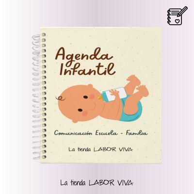 Baby diary for nursery