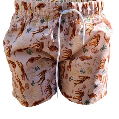 UV and Eco-friendly "Tigers" boy's swim shorts