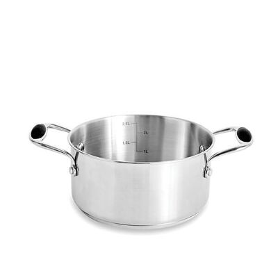Excell Inox all-stainless stewpan 20 cm 3 L Mathon