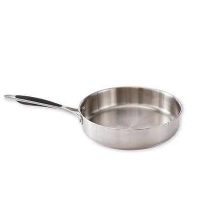 Excell'Inox sauté pan all stainless steel 24 cm Mathon