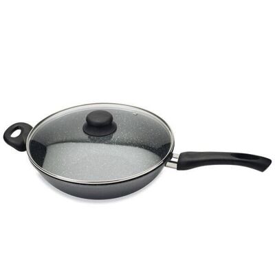 Wok e coperchio Duro come una pietra 28 cm Mathon